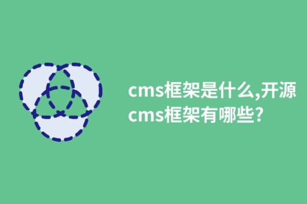 cms框架是什么,開源cms框架有哪些?