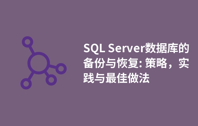 SQL Server數(shù)據(jù)庫的備份與恢復(fù): 策略，實(shí)踐與最佳做法